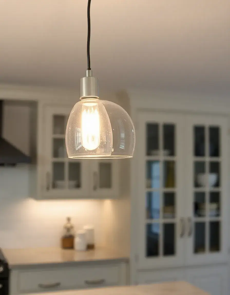 Lampada a sospensione per isola cucina centrale