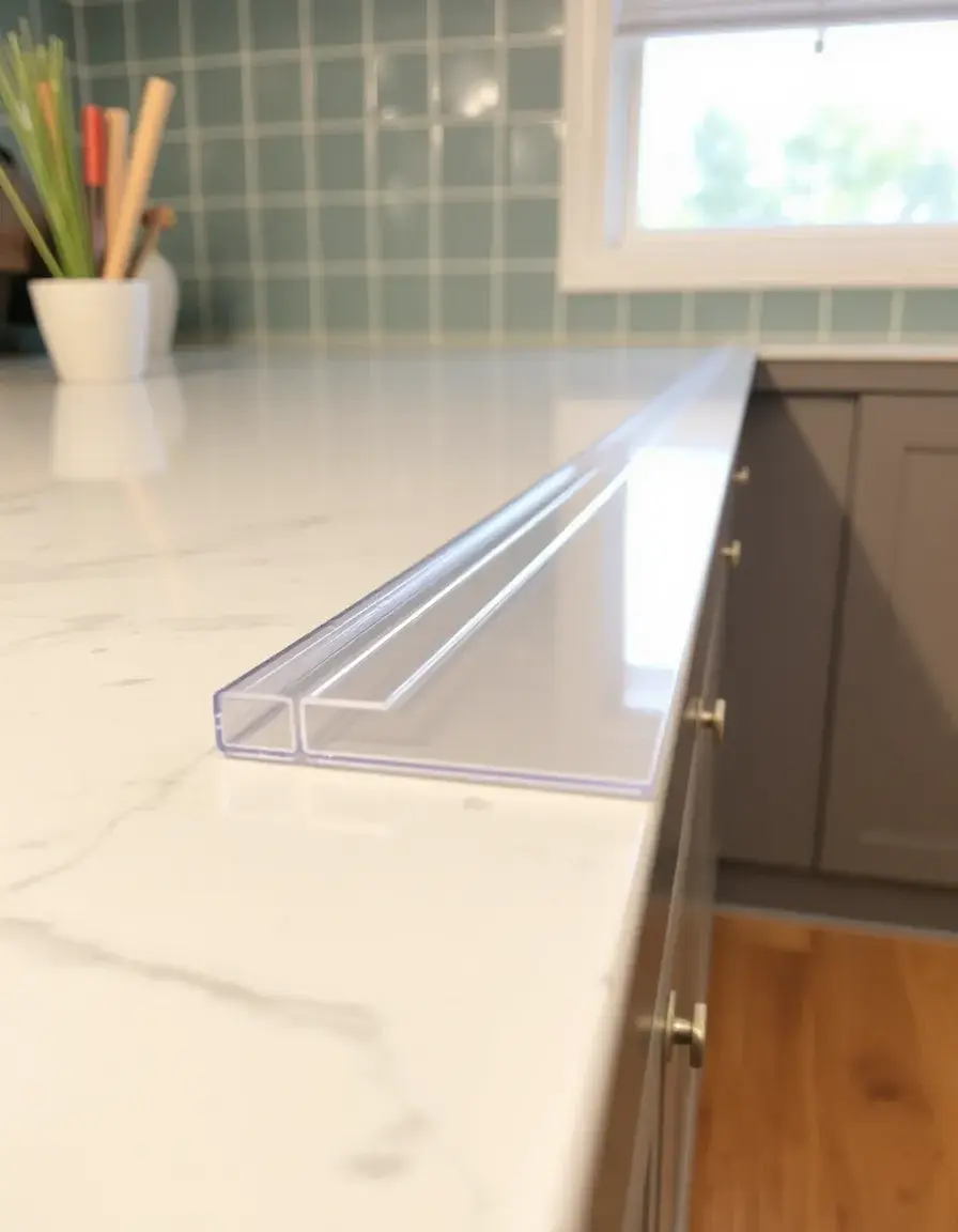 Protezione bordi per piano isola cucina