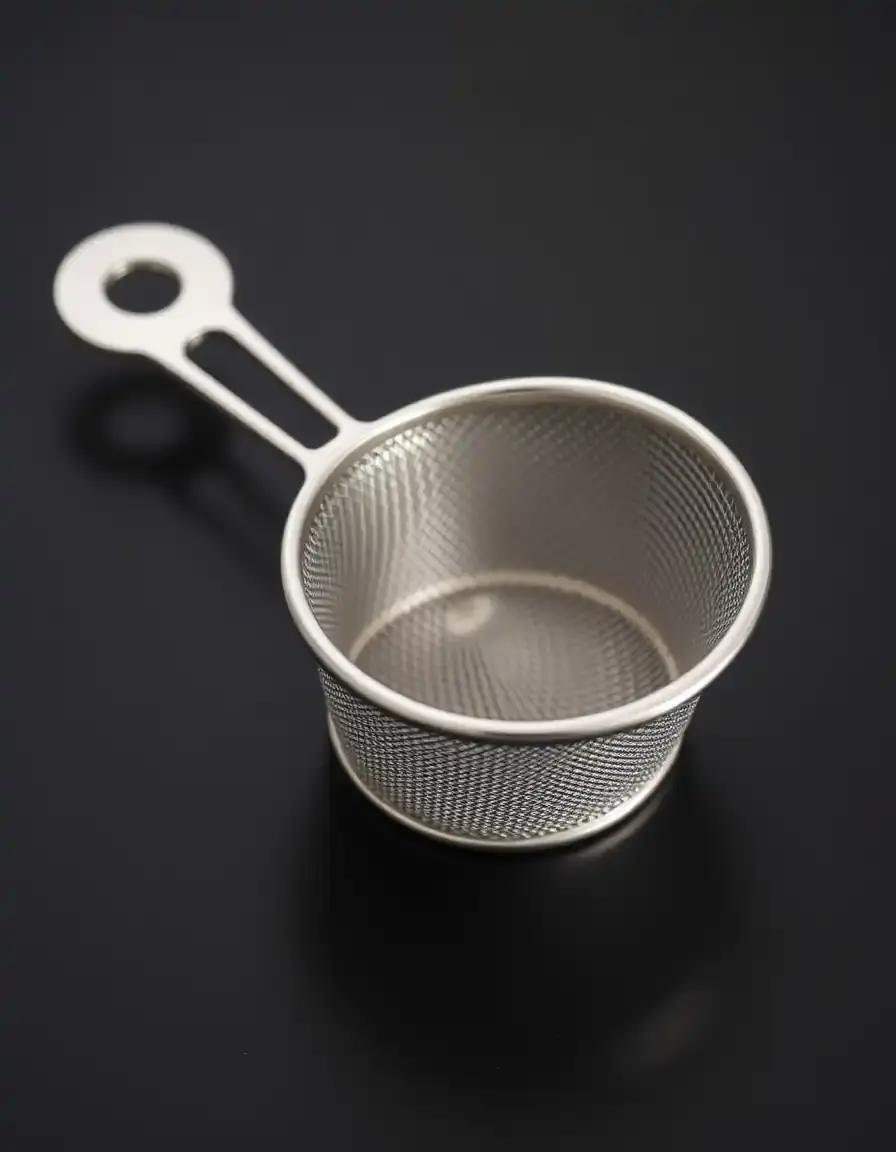 Tea Strainer in maglia d'argento per infusione tè in foglia