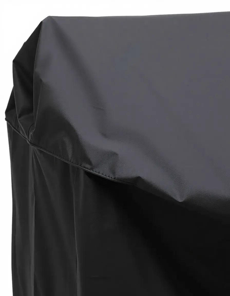 Copertura impermeabile per barbecue in tessuto nero resistente