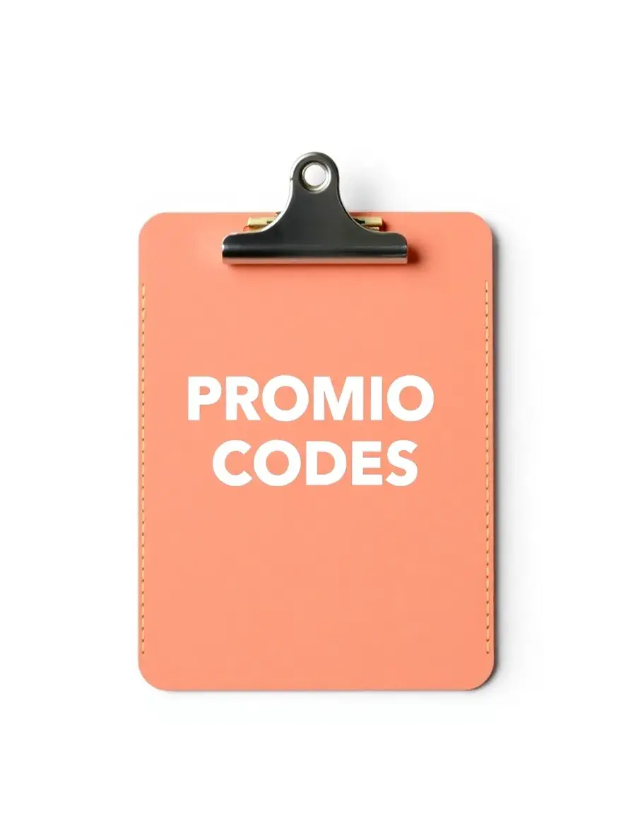Portablocco per codici promozionali e ricette