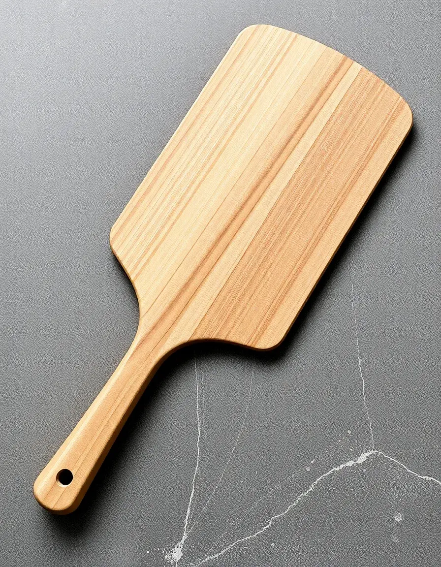 Pala per pizza in legno con manico lungo