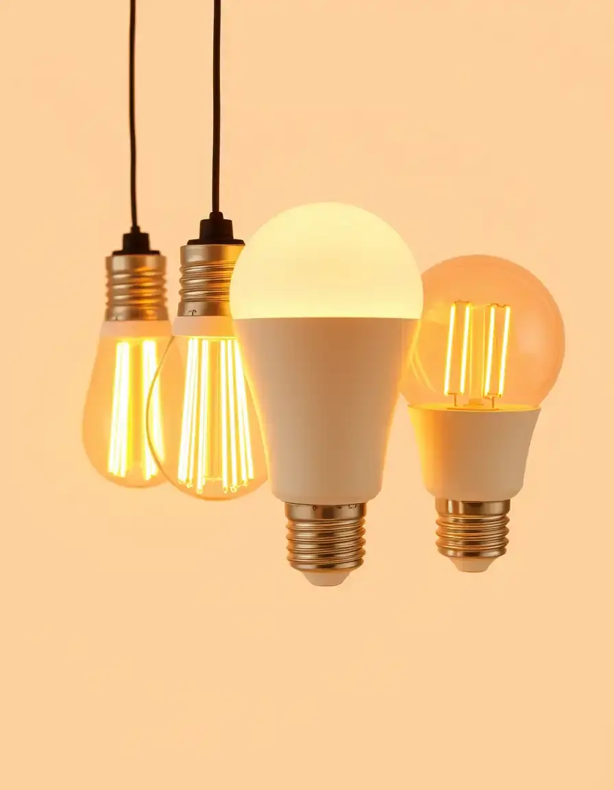 Set di lampadine LED a risparmio energetico attacco E26 luce calda