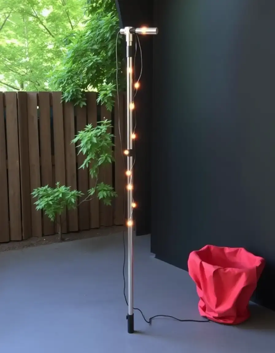 Asta estensibile per cambiare lampadine fino a 11 piedi di altezza