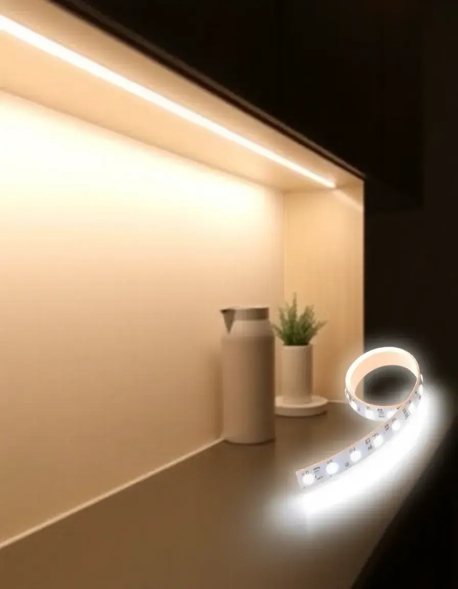 Striscia LED sottopensile moderna per illuminazione cucina