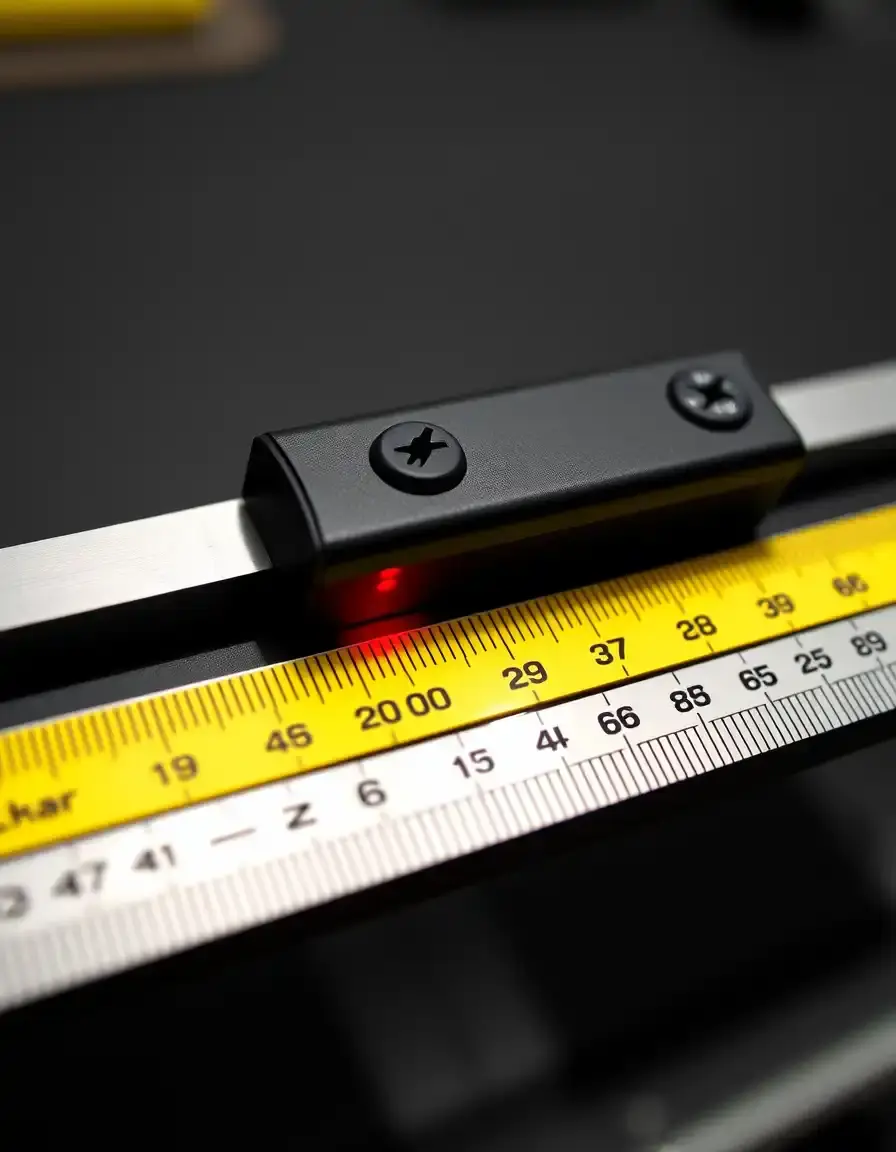 Righello di allineamento laser per installazione maniglie