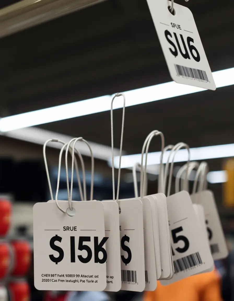 Cartellini per sconti Discount Tag per organizzazione casa
