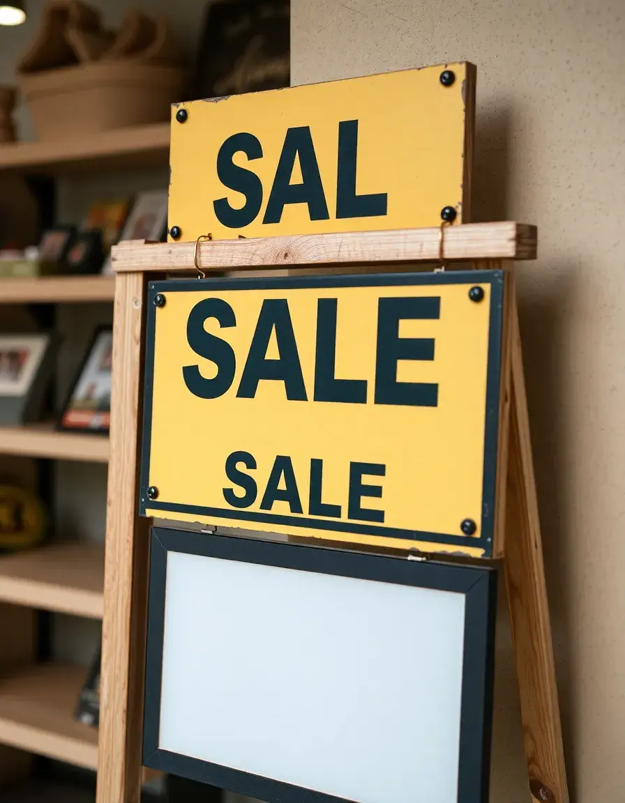 Mini lavagna Sale Sign per segnalare offerte di cucina in casa