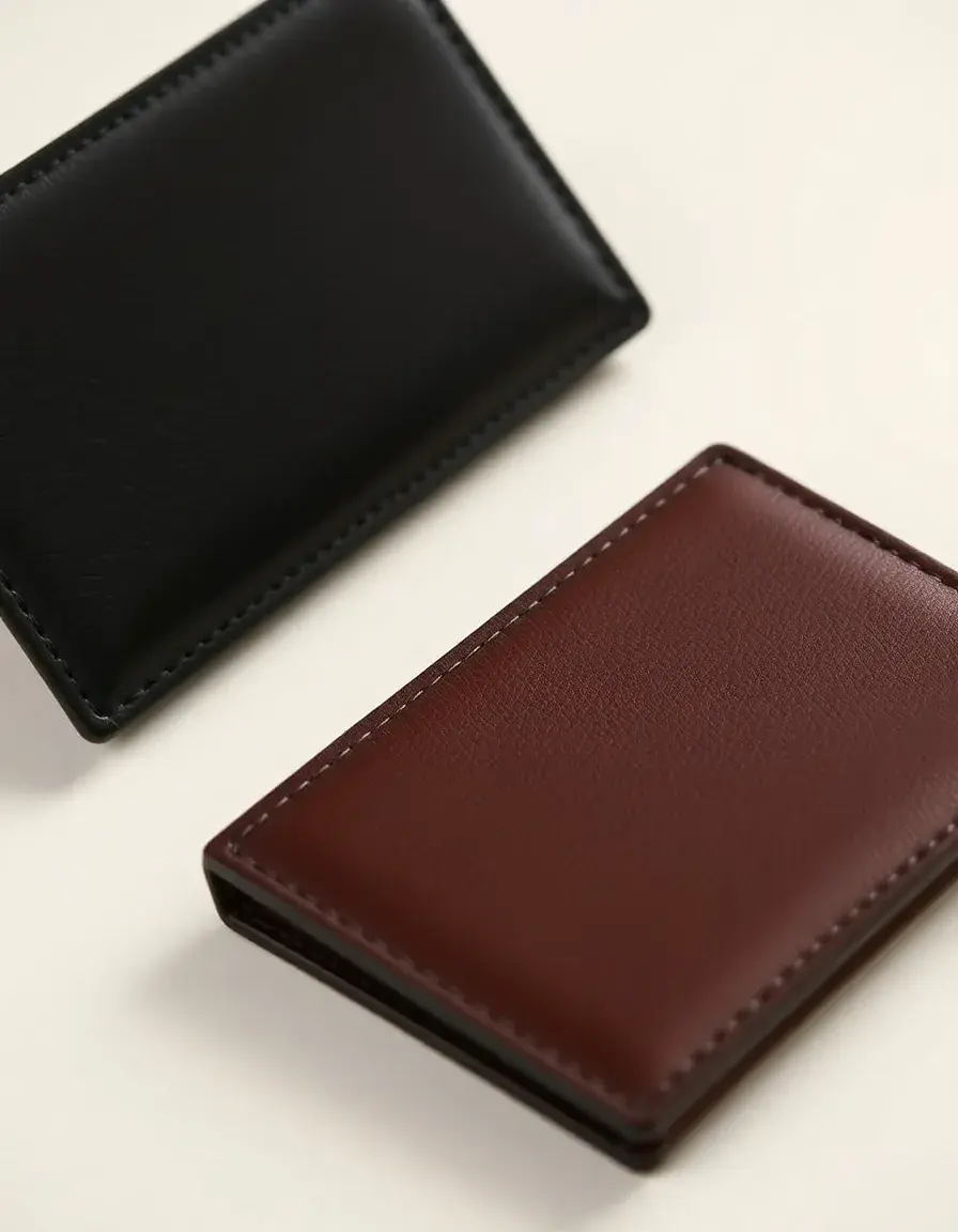 Elegante portafoglio in pelle Voucher Wallet per sconti in cucina