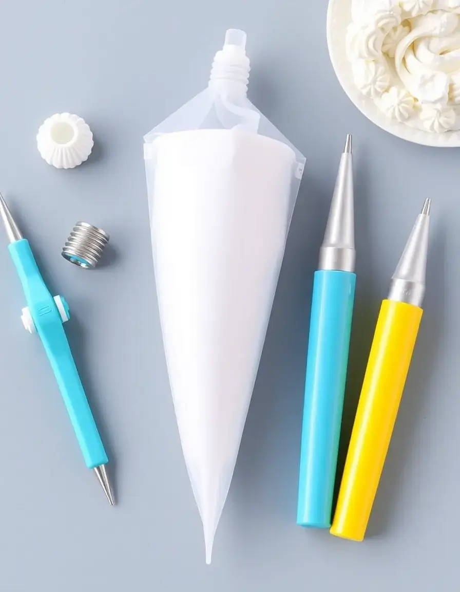 Set sac à poche in silicone con beccucci