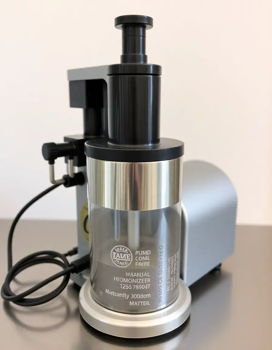 Omogeneizzatore manuale a pompa per panna cremosa