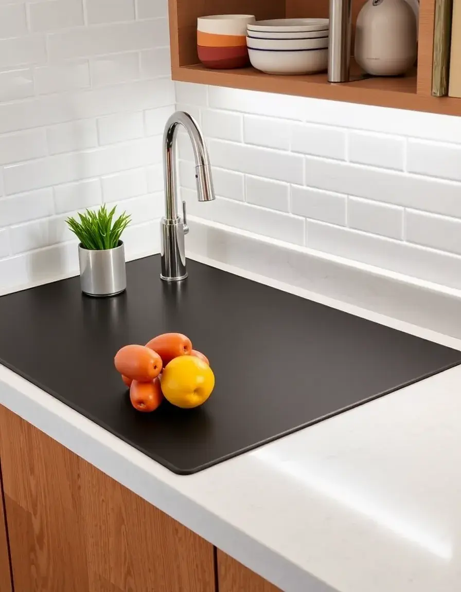 Tappetino in silicone resistente al calore per piano cucina