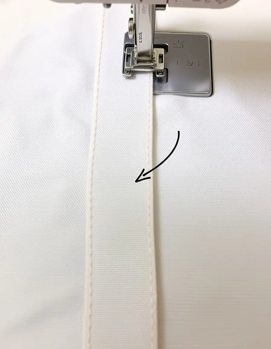 Nastro per tende Rod Pocket Tape per cucito facile