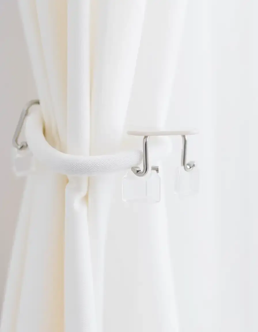 Set di anelli per tende con clip in metallo
