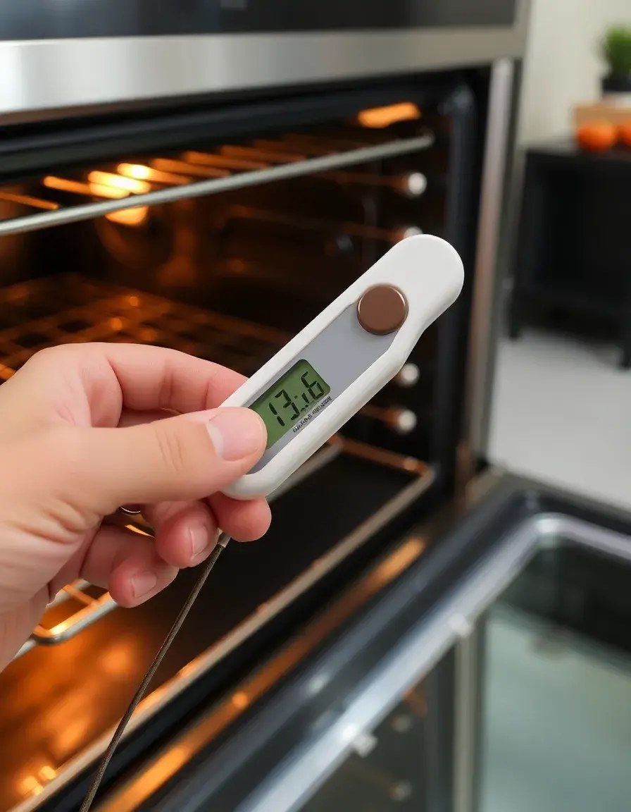 Termometro a sonda con cavo per forno