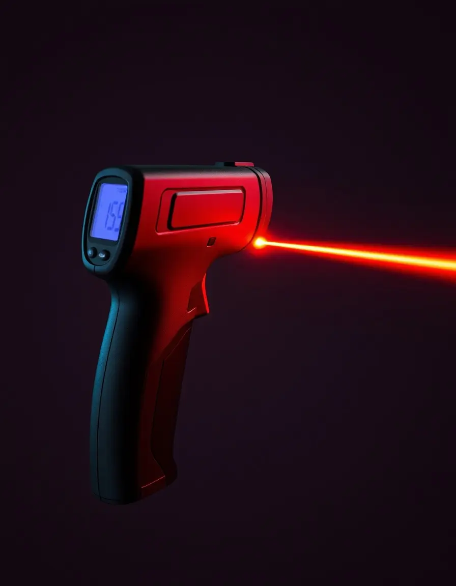 Termometro laser a infrarossi a forma di pistola