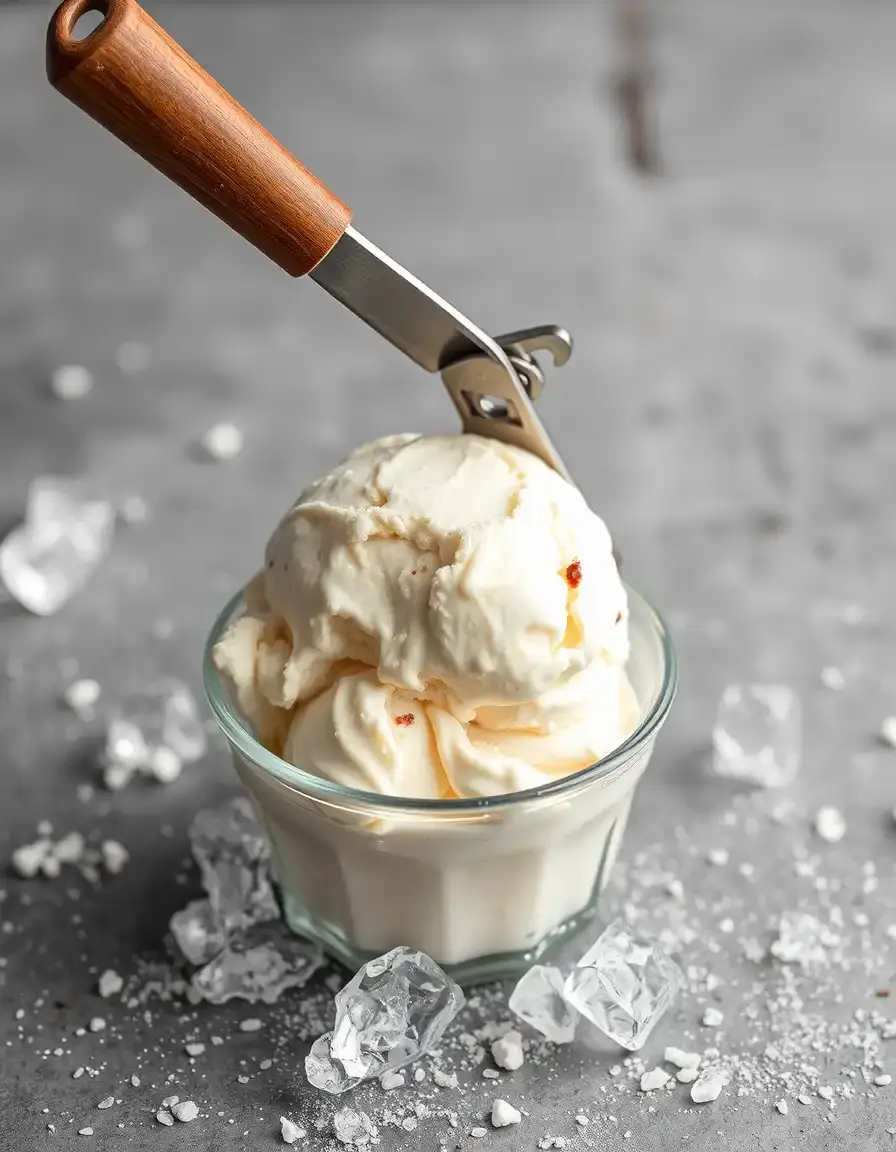 Porzionatore per gelato in alluminio con grilletto a molla