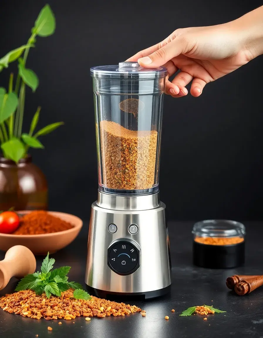 Macina spezie elettrico di precisione per miscele masala