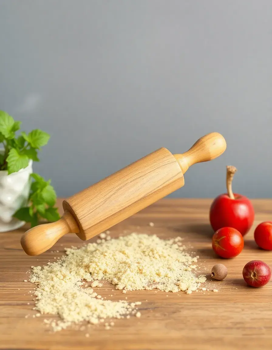 Piccolo mattarello in legno per bambini perfetto per pasta e biscotti