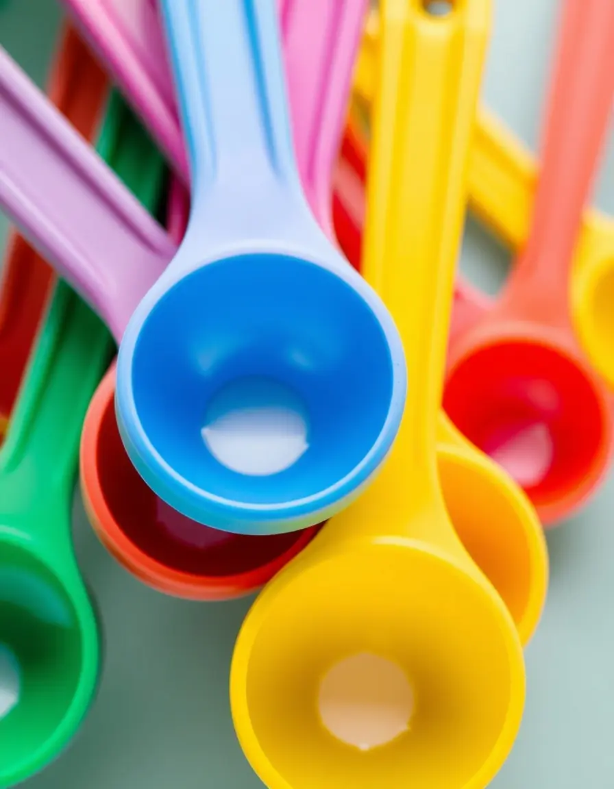 Misurini colorati per bambini per imparare le dosi cucinando