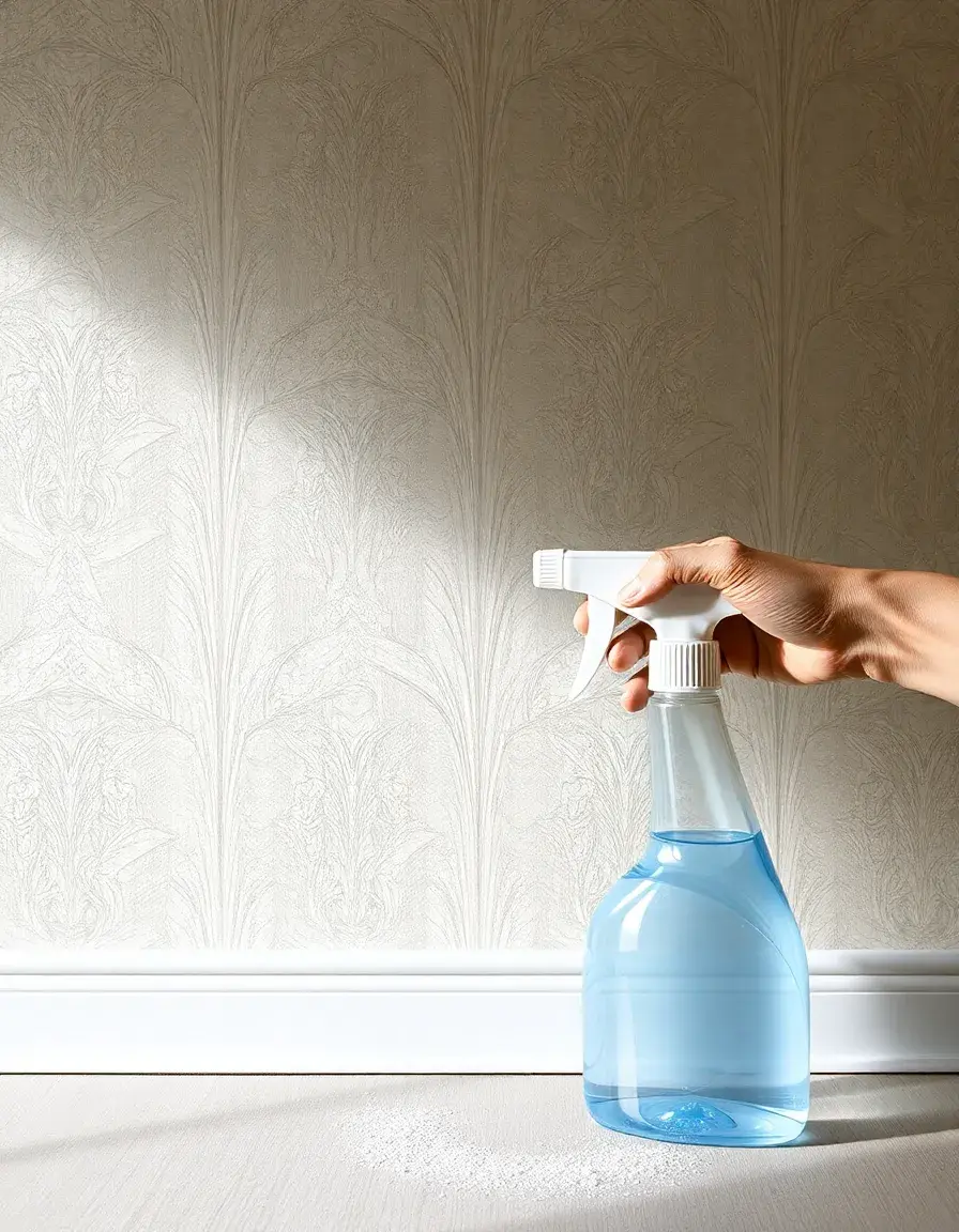 Spray per rimozione carta da parati