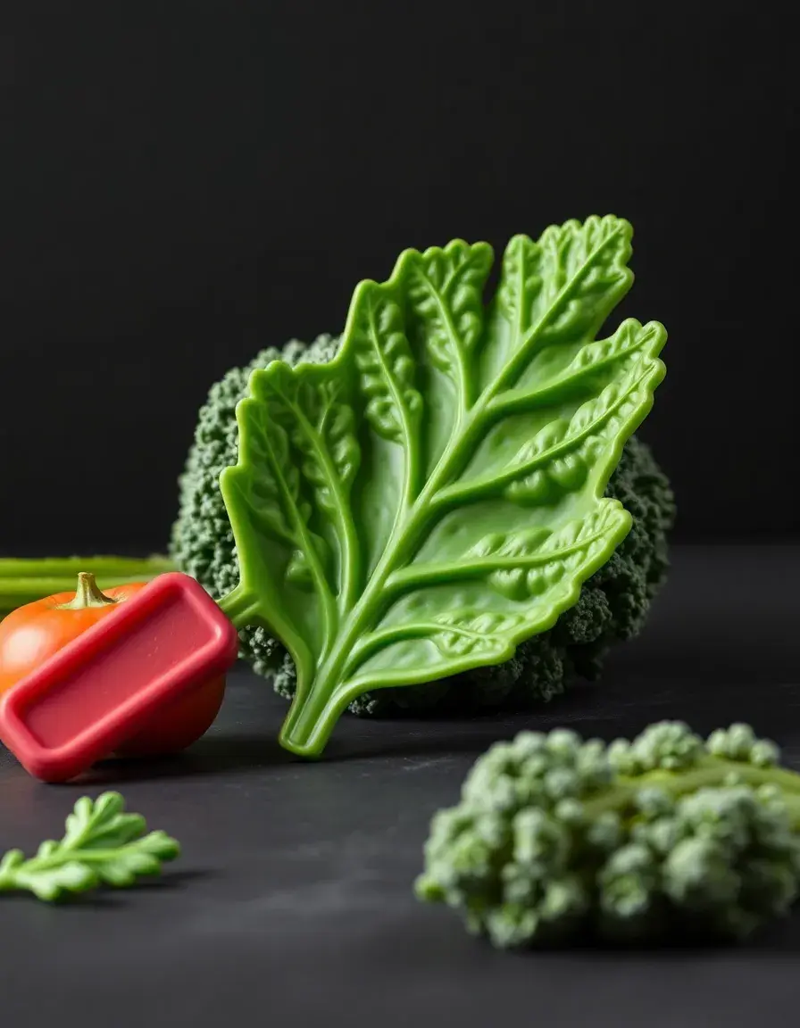 Strumento rimuovi foglie per cavolo nero in plastica colorata