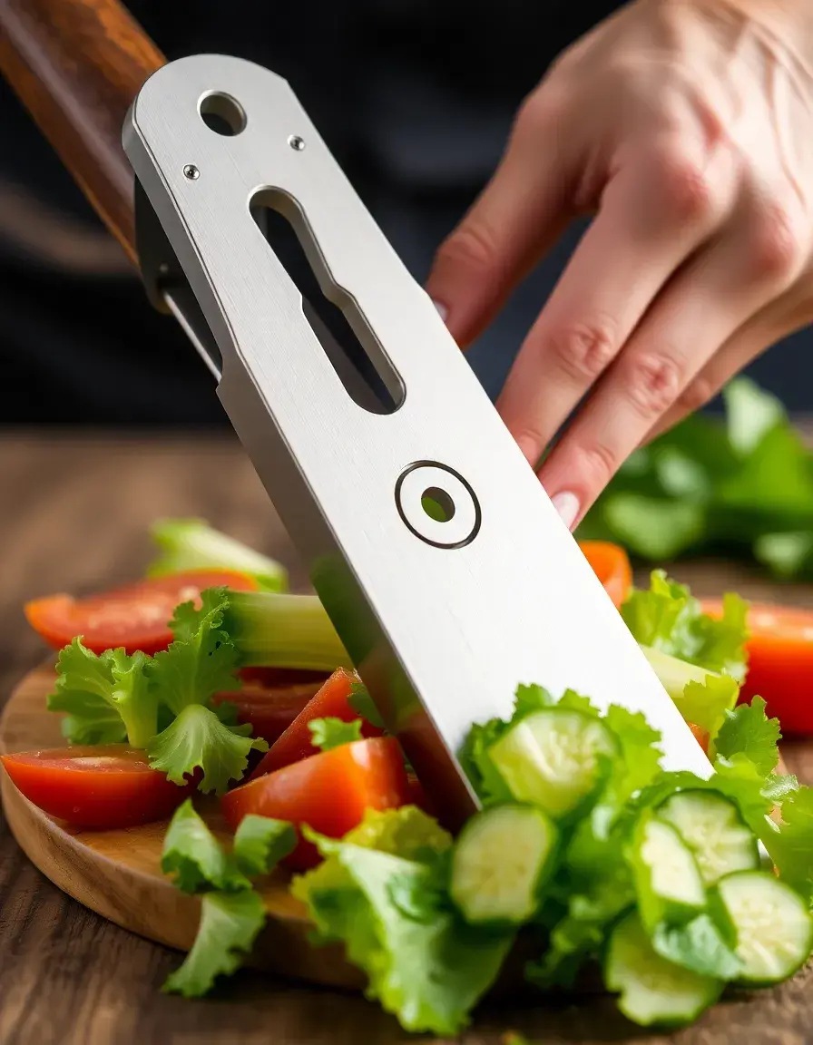 Affettatrice per insalata regolabile per finocchi