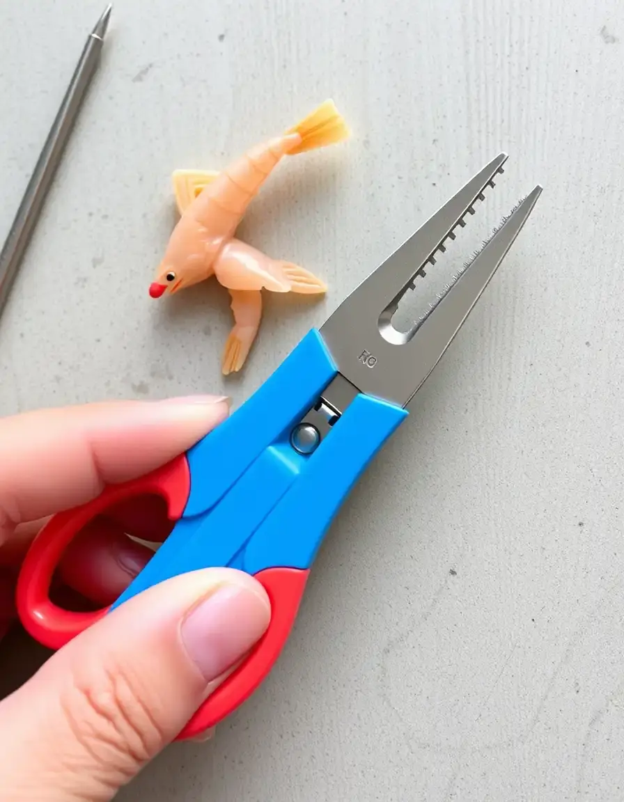 Plastica Shrimp Deveiner strumento per pulire gamberi