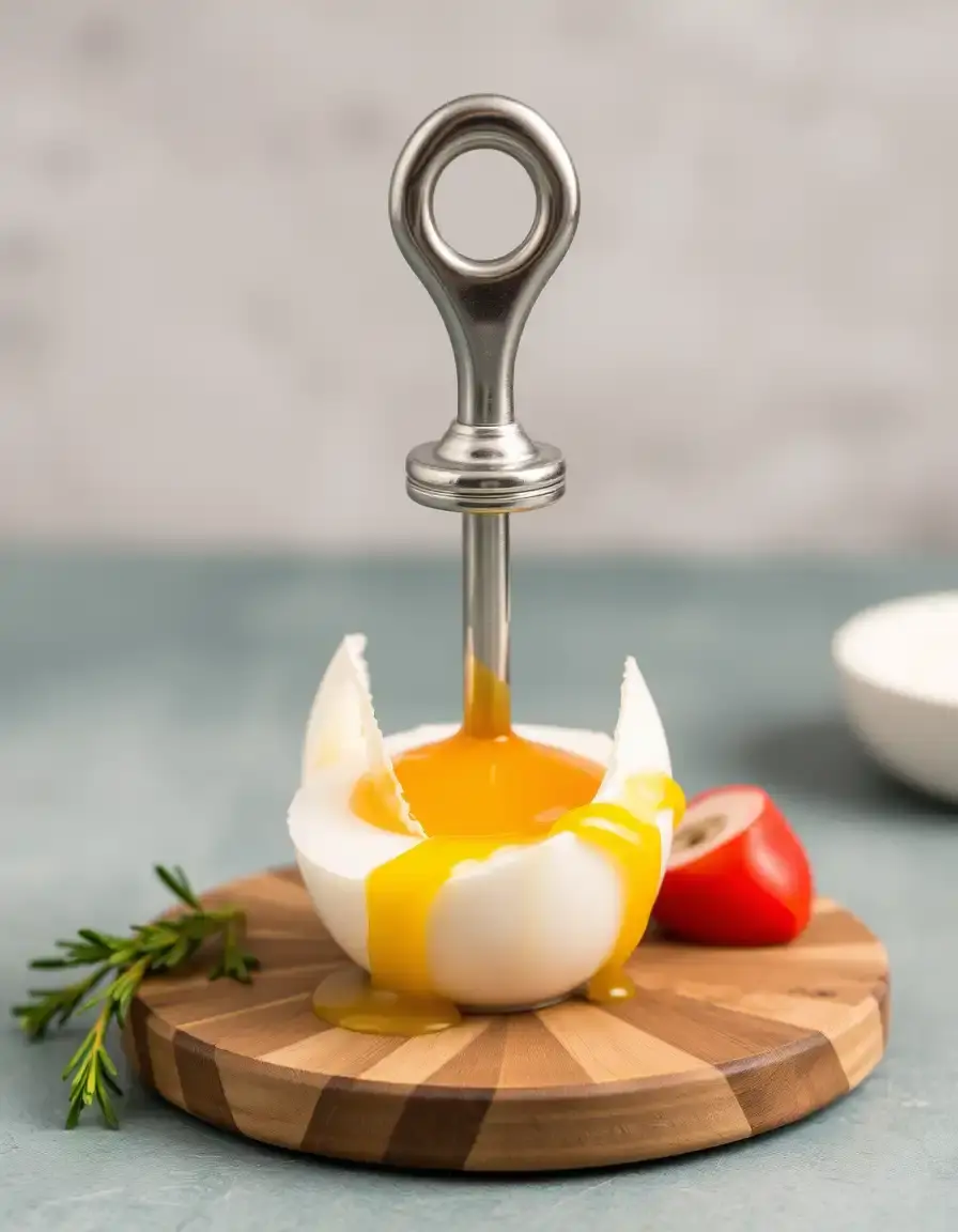Tagliauovo in acciaio inox per colazione gourmet