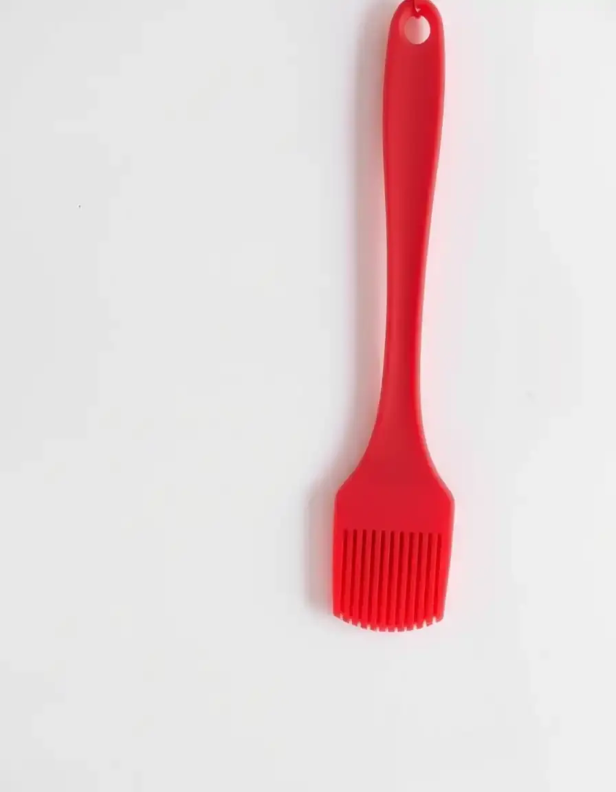 Pennello da cucina in silicone rosso