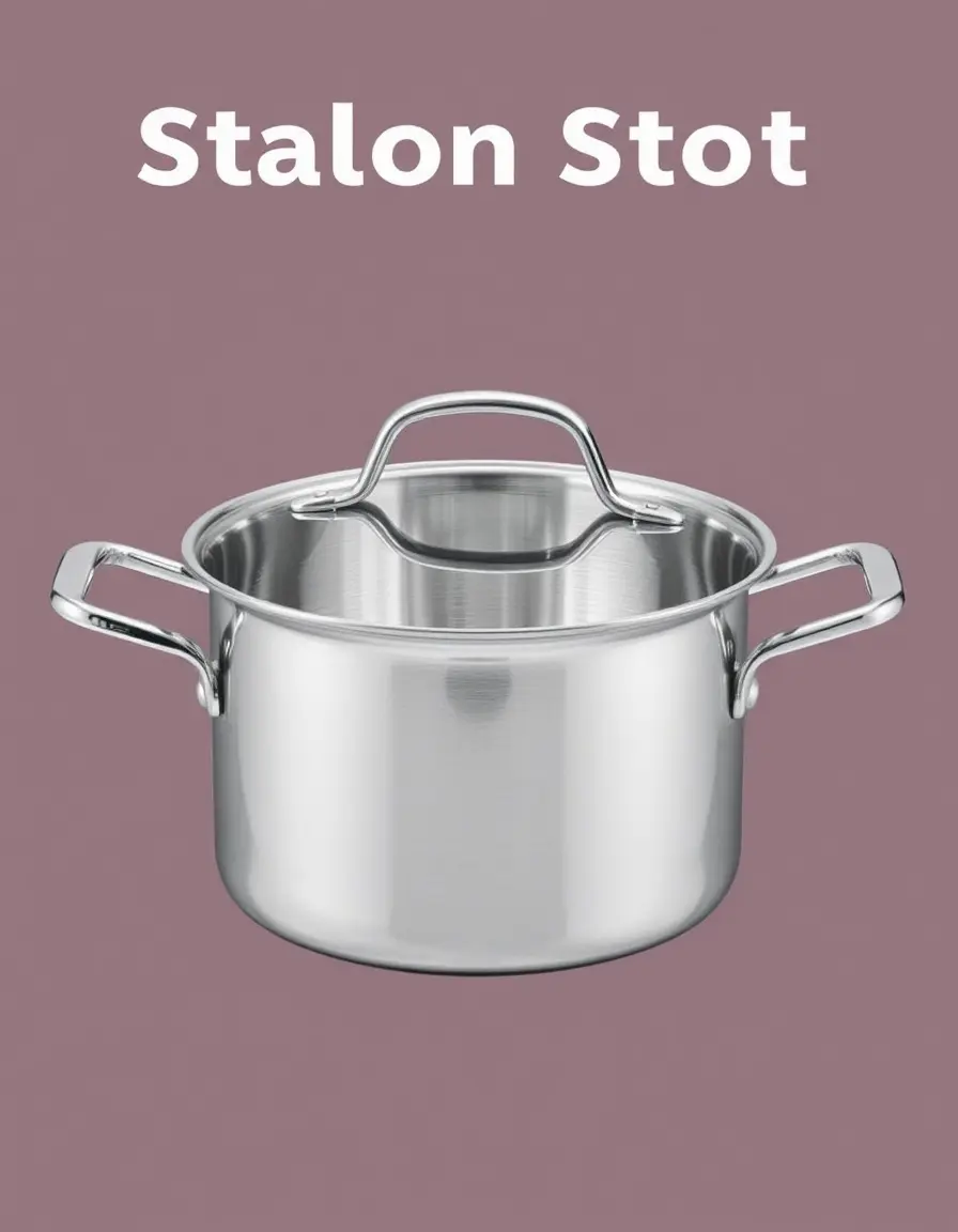 Pentola stockpot in acciaio inox per grandi porzioni