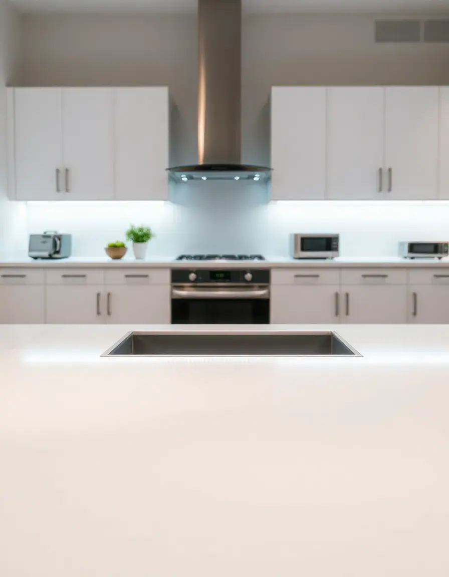 Striscia LED per illuminazione sottopensile isola cucina