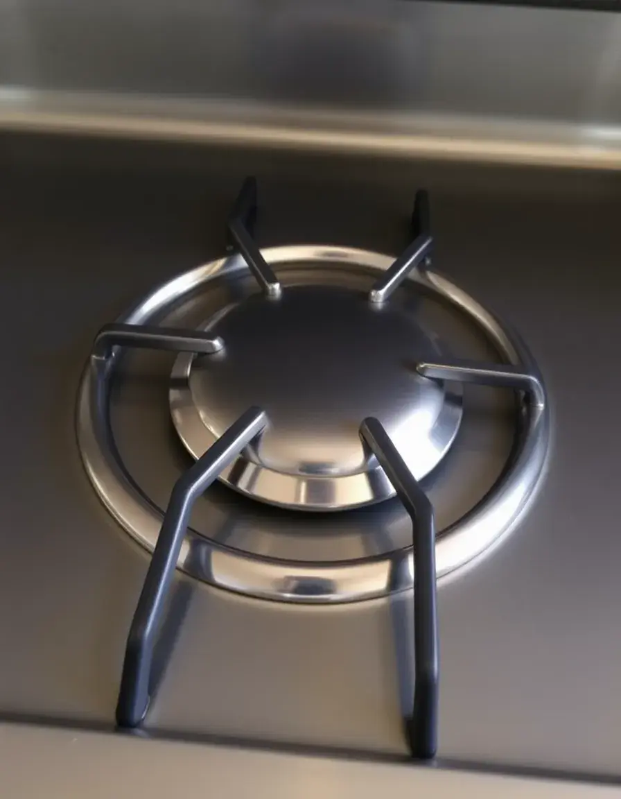 Coprifornelli in metallo argento per cucina a gas