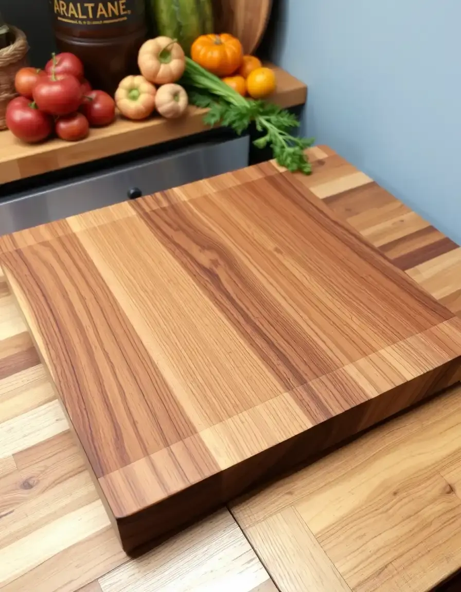 Blocco da macellaio in legno per isola cucina