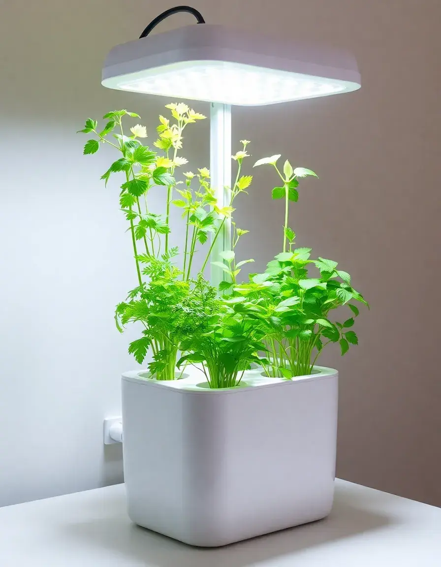 Kit giardino idroponico indoor per cucina con isola