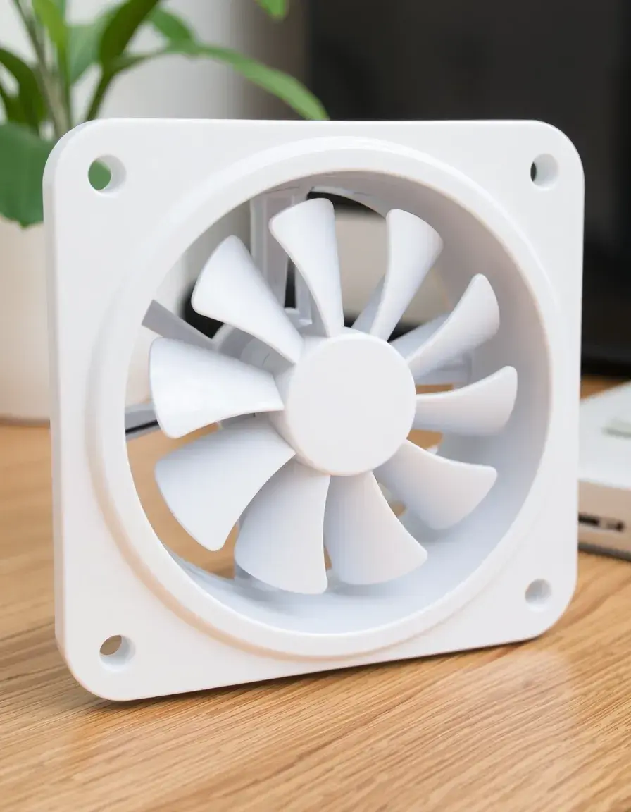 Piccolo ventilatore portatile per scarico aria supplementare