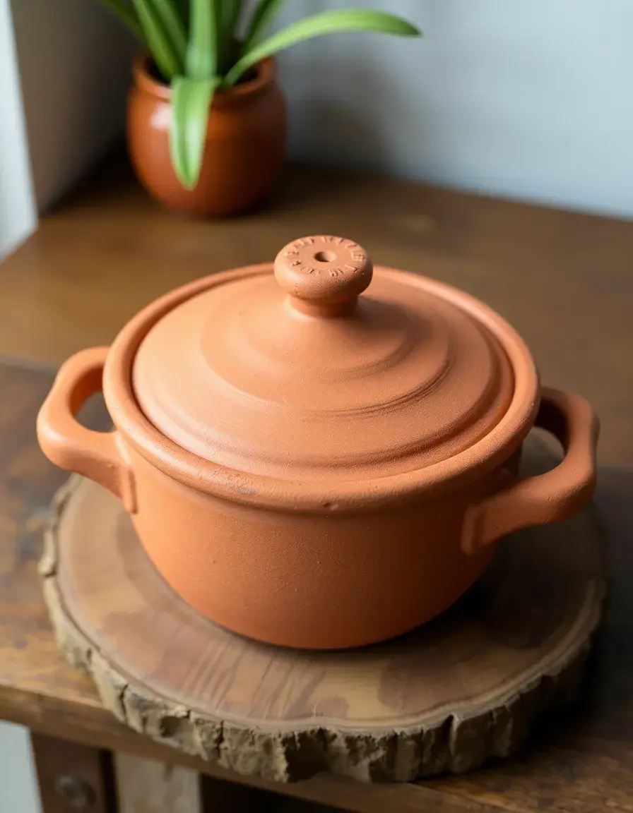 Terracotta Pot: pentola tradizionale in coccio con coperchio