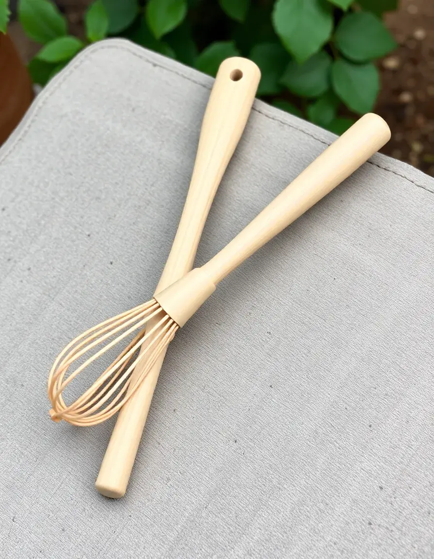 Pottery Whisk: frusta in legno a manico lungo