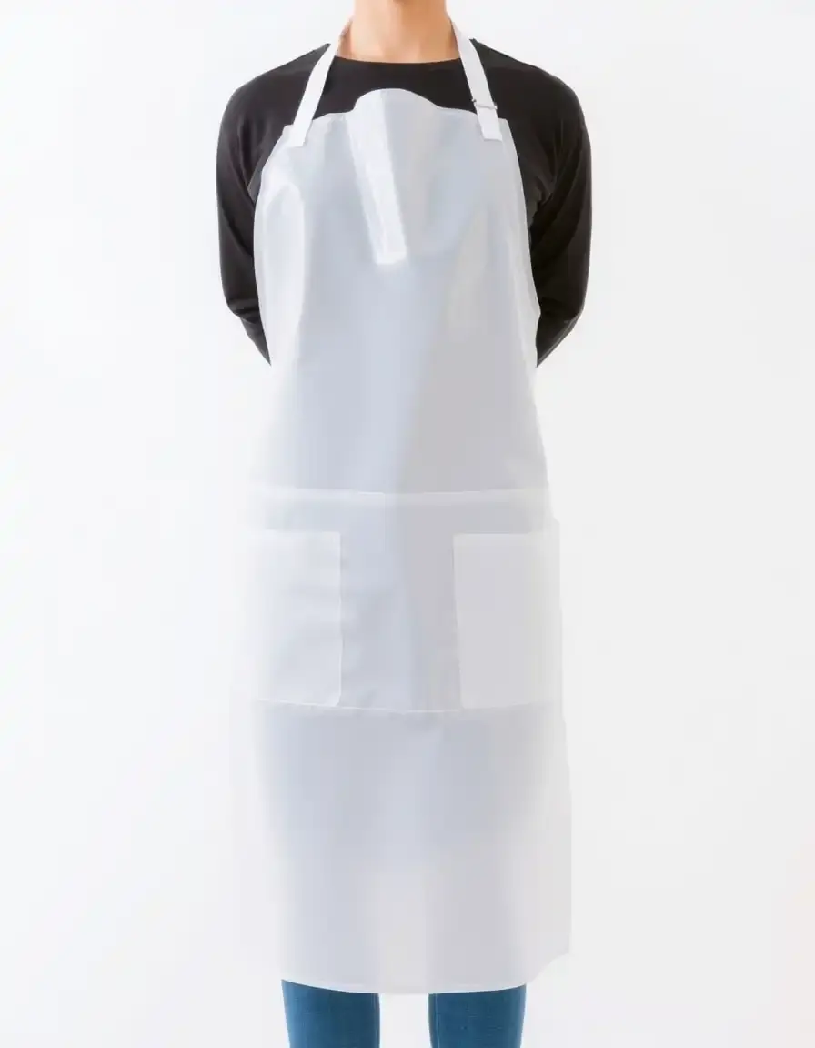 Grembiule cucina impermeabile in PVC trasparente per cotture disordinate