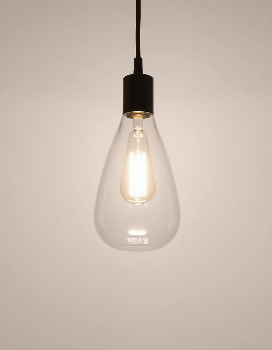 Pendant Light lampadario cucina moderno vetro
