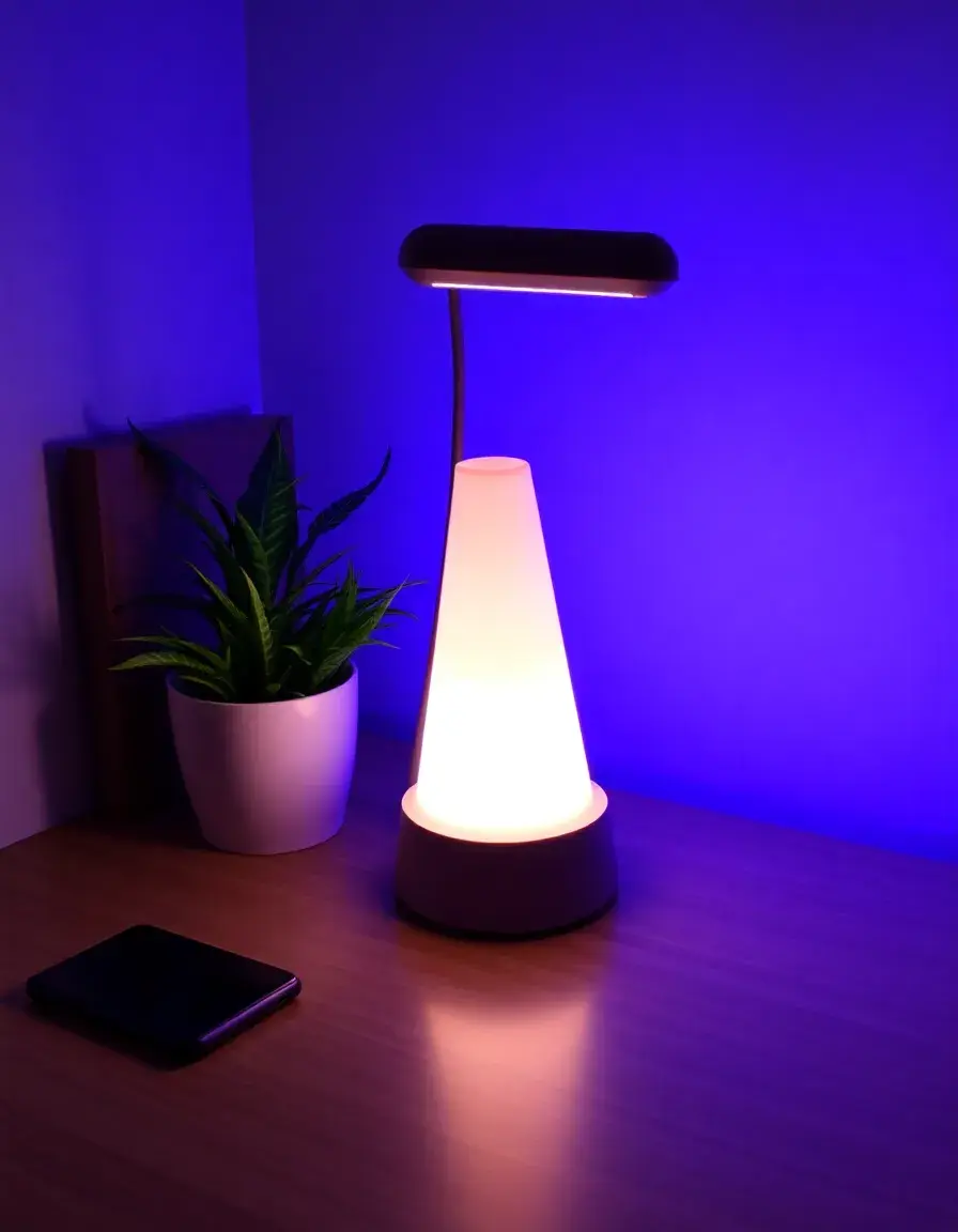 Lampada ricaricabile USB touch pieghevole