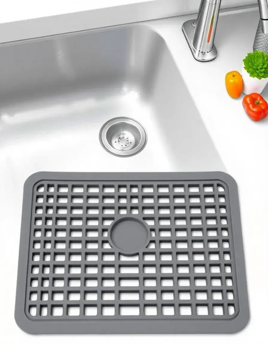 Tappetino protettivo in silicone per fondo lavabo cucina