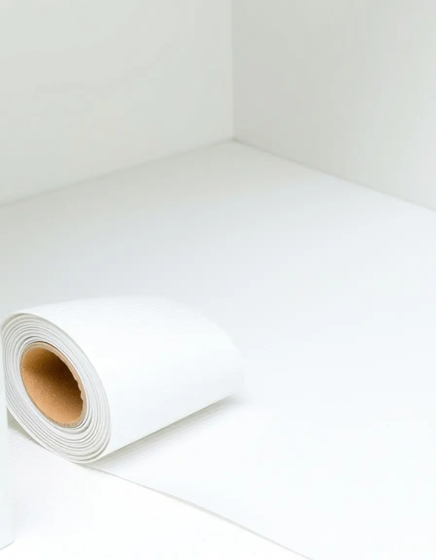 Rotolo di rivestimento bianco per interni mobili cucina