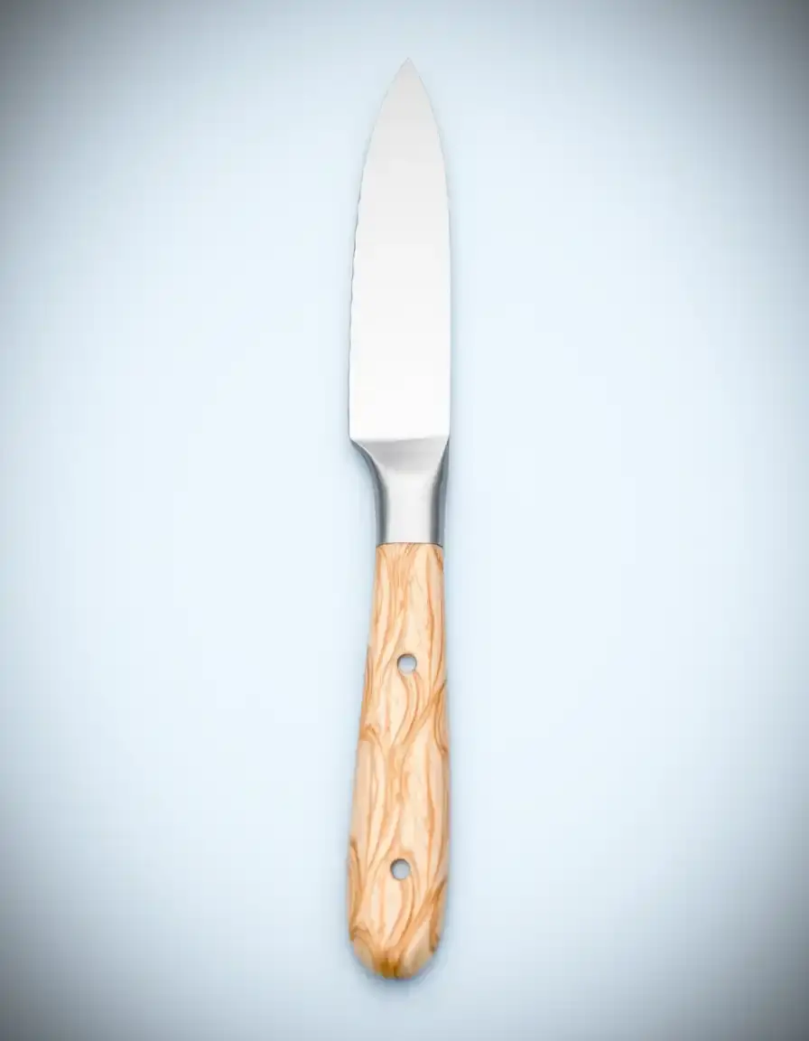 Peeling Knife ricurvo in acciaio inox per sbucciare le melanzane