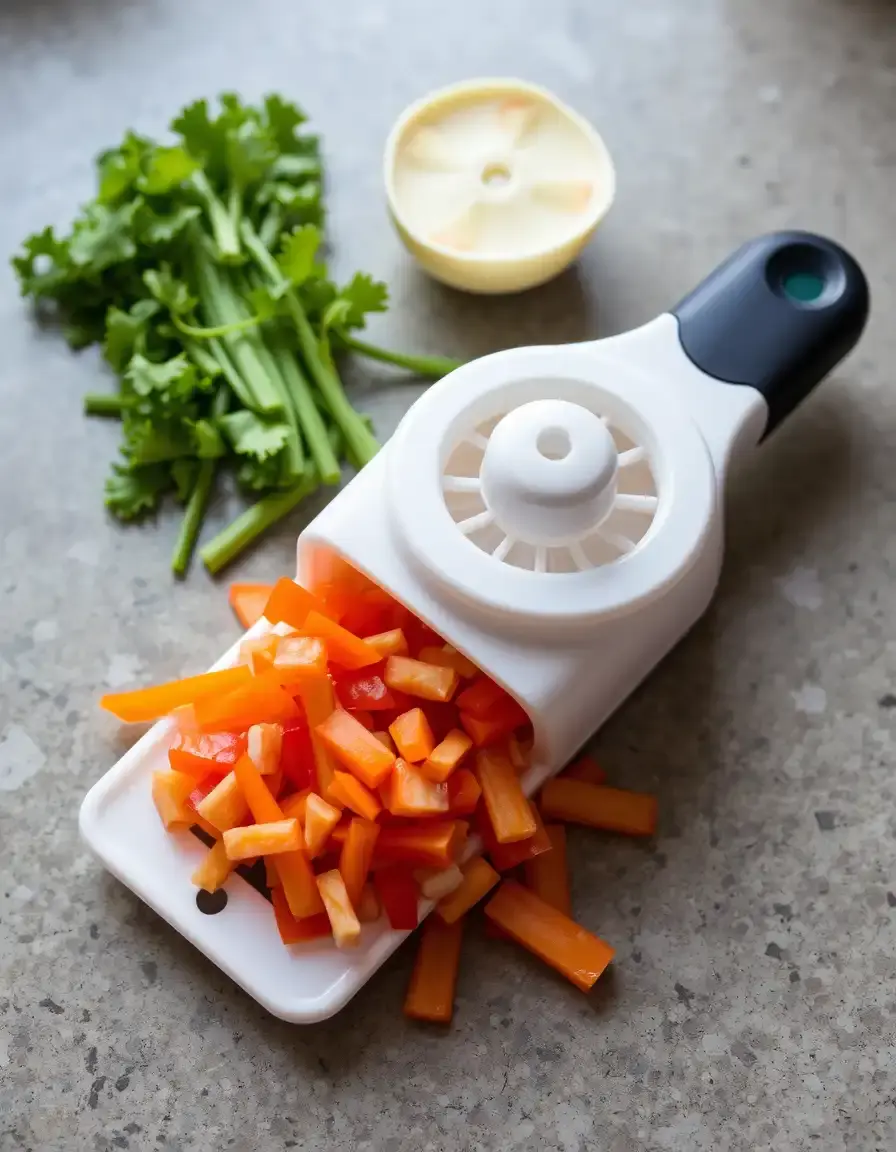 Dicing Set per cubetti di melanzana regolari