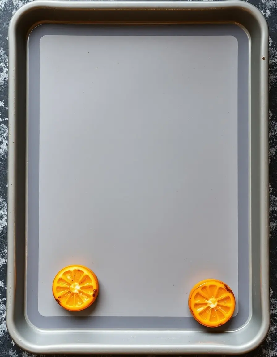 Baking Sheet con tappetino in silicone per cottura antiaderente