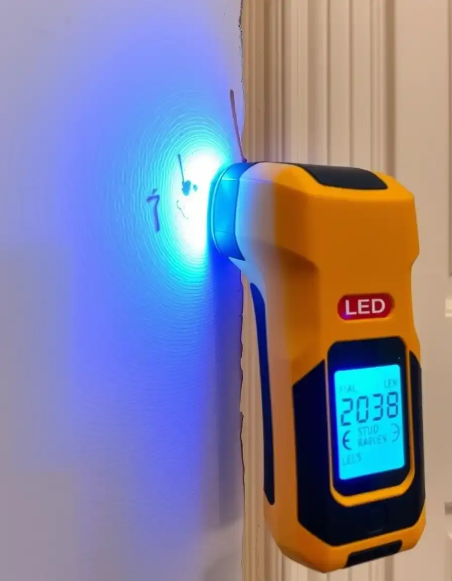 Cercatore di montanti elettronico con display LED per pareti cucina