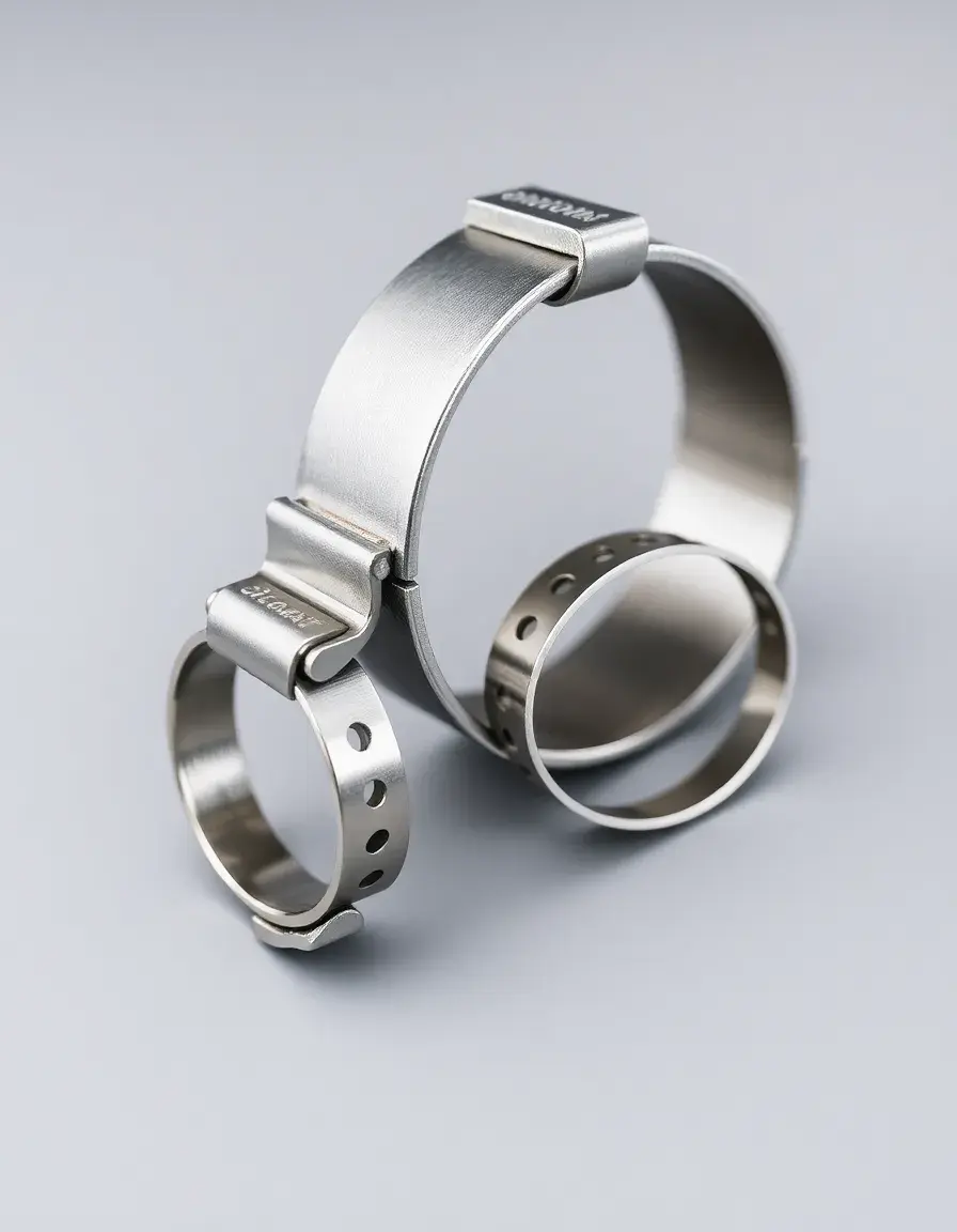 Set di fascette stringitubo in acciaio inox