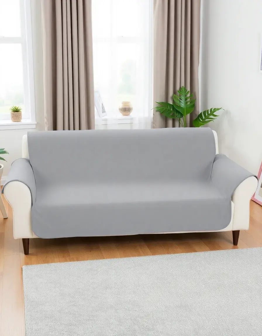 Sofa Protector grigio impermeabile per protezione divano in open space