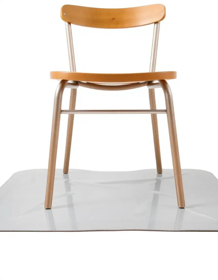 Tappetino trasparente in PVC salva-pavimento per sedie